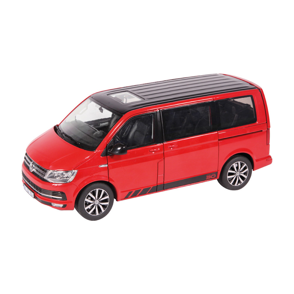 Volkswagen Multivan T6 Edition 1/18 červená 