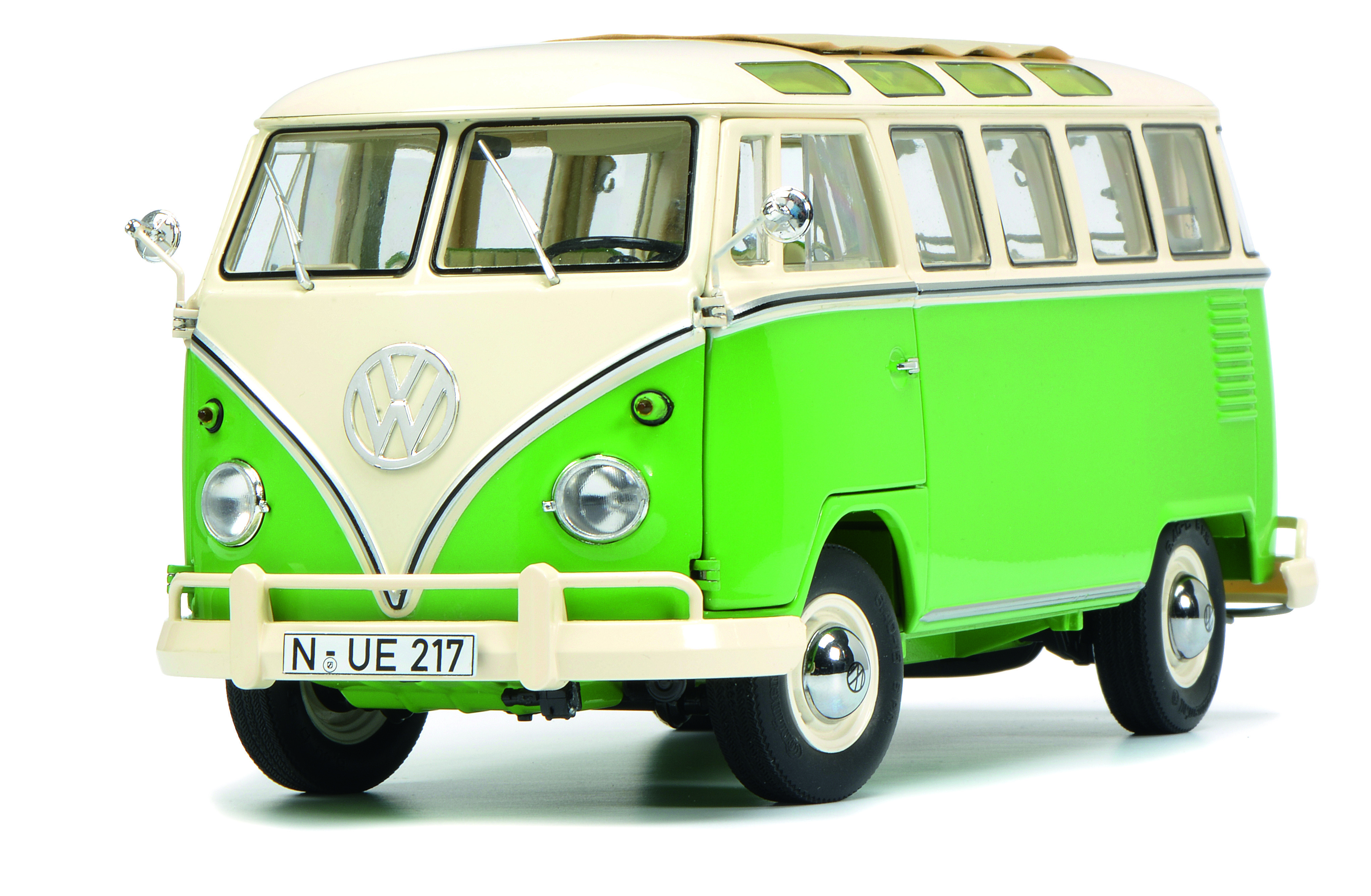 VW T1 Samba 1/18 zeleno/bílá