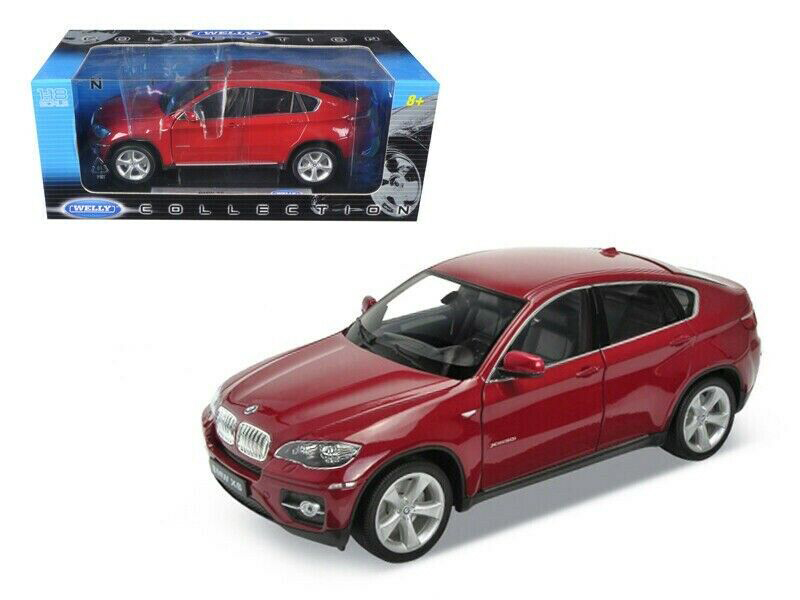 BMW X6 vínová 1/18 Welly
