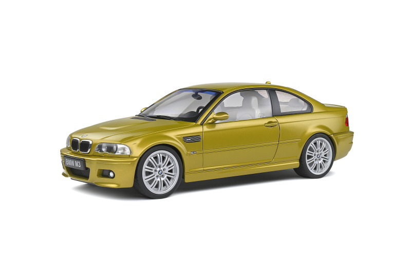 BMW E46 M3 žlutá 1/18 Solido