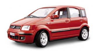Fiat Nuova Panda 2003 červená Bburago 1/24