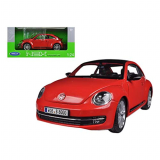 Volkswagen Beetle červená 1/24 Welly